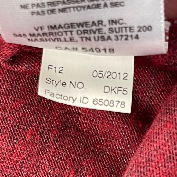 NFL Atlanta Falcons Shirt Womens Large Red Gonzalez 88 Long Sleeve Graphic‎ Tee - Picture 10 of 12